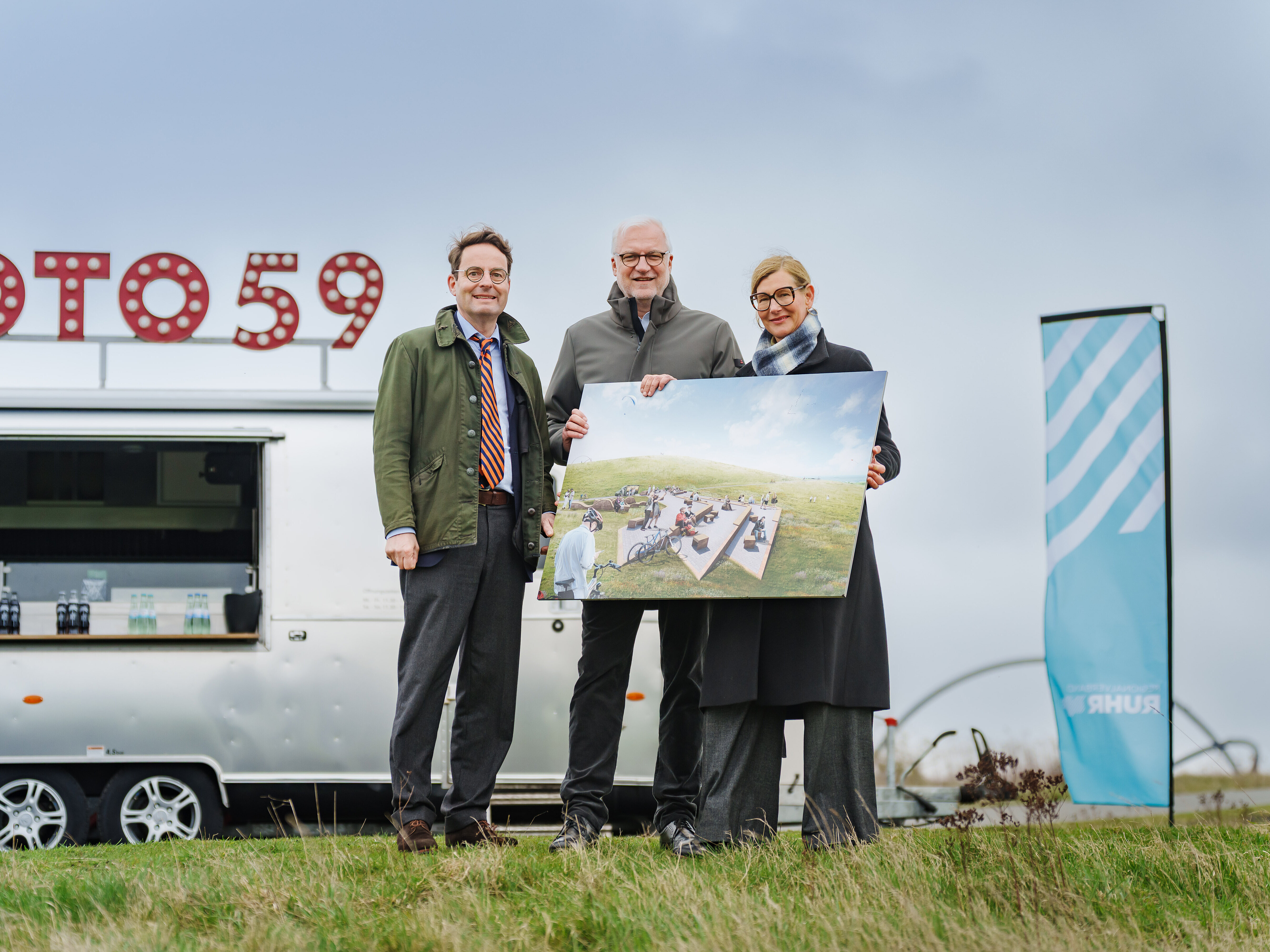 Land NRW fördert Ausbau Halde Hoheward