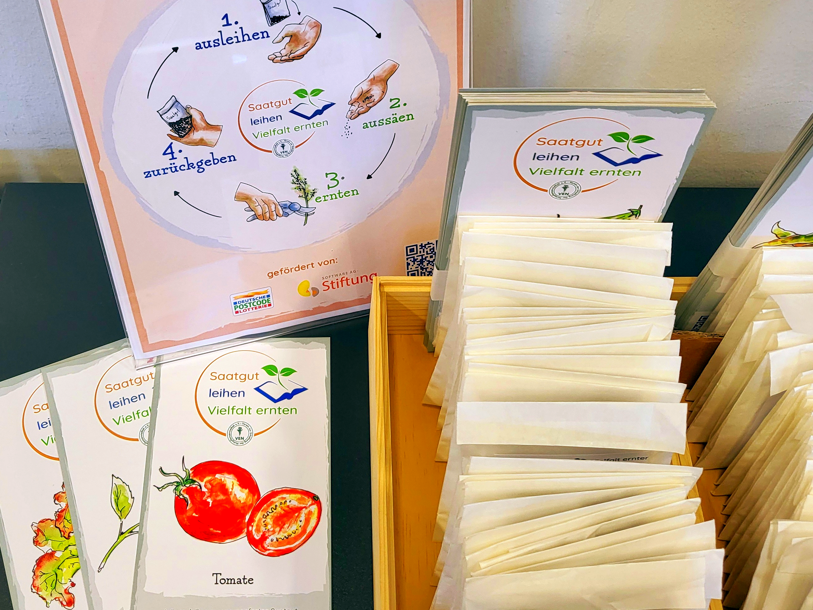 Saatgutaktion 2025 Sortenreines Saatgut ausleihen, pflanzen und eigenes Saatgut zurückbringen