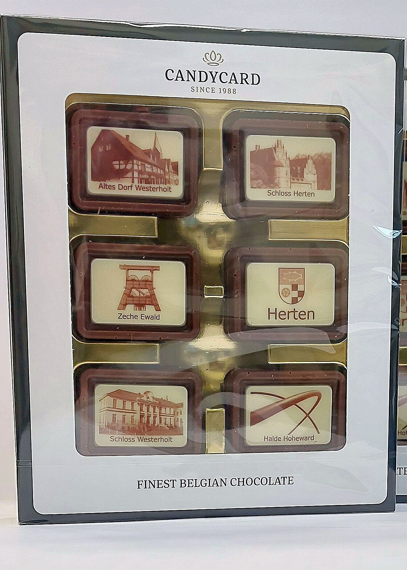 Herten Schokolade Hertener Motivschokolade