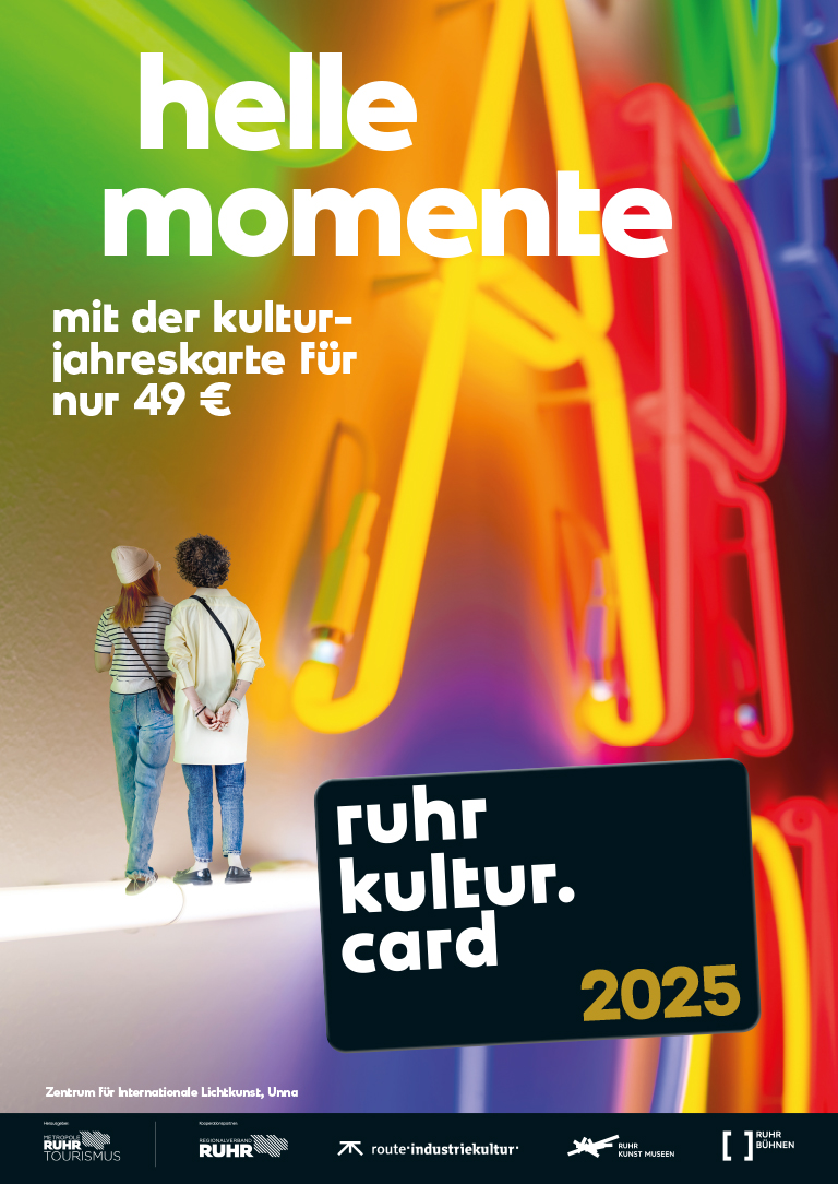 Die RuhrKultur.Card 2025 ist ab sofort erhältlich